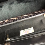 Bunai Vintage Evening Cocktail bling bling purse Black Photo 6