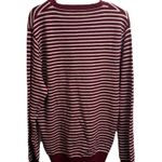 J.Crew NWOT Red and White Striped Sweater Photo 2