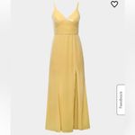 Hutch  Mikayla Yellow Sequin Midi Dress Size 4 NWT Photo 2