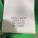 Banana Republic  Women Green Linen Belted A Line Mini Skirt Size 12 Photo 3