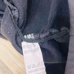 Boutique Black Rib Ruched Long Sleeve Bodycon Dress sz Large Photo 5