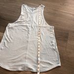 Lululemon  Womens Racerback Tank Blue Grey Striped Lightweight Athletic Sz Small Photo 3