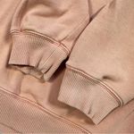 Aerie  Women’s Pullover Crew Neck Sweatshirt Longsleeve Lounge in Coral Oramge M Photo 7