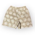 Van Heusen Vintage  Tan and Cream Floral Skort 100% Cotton Photo 1