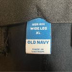 Old Navy Black Wide Leg Pants Sz XL Pull On Pockets Photo 9