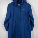 Helly Hansen Helly Hansen Blue Waterproof Rain Jacket XL Hooded Shell Windbreaker Outdoor Photo 0