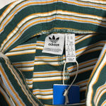 Adidas  Originals Rib Shorts Womens XS Green Multicolor Striped Trefoil JC6182 Photo 3