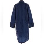 Vintage Aqua Skeen Long Lightweight Parka Raincoat Navy Blue size Petite Medium Photo 7