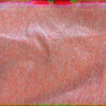 Athleta  Heather Bright Orange Razorback Tank Top Vertical Rouging Stripes-Med Photo 4