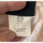 Dotti Women Vintage Y2K Swim Cover Up Large Hooded 100% Cotton White Button Photo 6