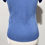 Madewell New Micro Rib Fitted Sweater Short Sleeve Tee NQ337 Celeste Blue XS Photo 13