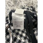 Free People ‎ Black White Checkered Skirt Size 8 Photo 4