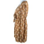 Volcom NWT Star Dreamer Floral Boho Bronze Mini Dress Size XS Photo 4