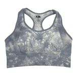 Gianni Bini Size L / XL Sport Bra Grey Tie Dye Seamless Racerback No Padding Photo 0