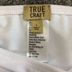 True Craft NWT Ocean Shore Smocked Bandaeu Top Bikini L/XL Photo 9