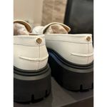 Maje NEW Leather Platform Coin Loafers White size 39 /8.5 Photo 5
