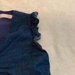 Pink Lily Cotton Chambray Baby Doll Jumper/Dress Size S Photo 3