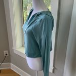 Colsie Light Blue Cropped Hoodie Size XS Photo 2