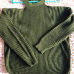 Boutique Green Off The Shoulder Sweater Photo 0