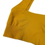 NEW Free People Movement Good Karma Square Neck Sports Bra Crop Top Mustard M/L Yellow Size M Photo 7