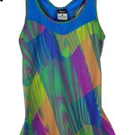 Nike  Pro Dri-Fit Neon Mesh Active Wear Tank Top Small Photo 0