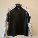 TrueTimber Women's snow Camo HTC Performance 1/4 Zip Pullover Sz medium Black Photo 1