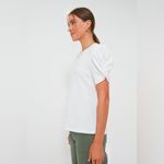 Tuckernuck Pomander Place top White Vesty Puff Short Sleeve Crewneck cotton tee Photo 1