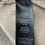 White House | Black Market Cowl Neck Long Sleeve Sweater Top Beige XS Photo 3