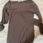 Joah Brown  long sleeve brown shirt size xs/s Photo 0