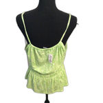 Old Navy New NWT Large L  Spaghetti Strap Floral Print Linen Mix Top Photo 1