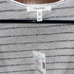 Maurice's Maurice’s Long Cardigan Swimsuit Cover Up Striped Photo 1