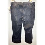 Democracy  Jeans Women Plus Sz 24W Cropped Itty Bitty Flare Ab Solution Black NWT Photo 4