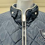 Ralph Lauren Polo  Horseware Quilted Equestrian Vest Navy Women’s XL Photo 3