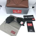 Ray-Ban  Sunglasses Black Polarized Size 58mm Photo 0