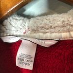 Victoria's Secret  Red Embroidered VS 100% Polyester short Robe hood sz XS / S Photo 4