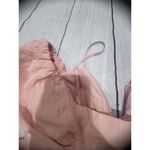 WAYF  Blush Pink Coco Cold Shoulder Babydoll Dress NWOT Photo 5