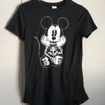 Disney Halloween Time Mickey Mouse Skeleton Graphic Tee Small Photo 2