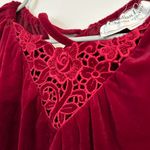 Christian Dior NWT Vintage velvet gown loungewear robe burgundy deadstock fall Photo 4