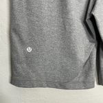 Lululemon Women 6 Heather Gray Still Shorts 11" Inseam Pockets Drawstring Lounge Photo 6