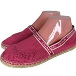 Coach  Corrie Espadrille Pink Perforated Slip On Shoes Size 7 Photo 0