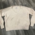 PINK - Victoria's Secret Victoria’s Secret Knit Ivory White Sweater; size X-Small Photo 1