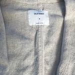 Old Navy  Women's Beige‎ Linen Blend Blazer Open Front Lightweight Jacket Medium Photo 5