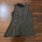 Rachel Roy dark gray raw hem fitted tank top size L Photo 4