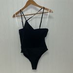 Lulus Lulu’s Phenomena Asymmetrical black bodysuit Photo 6