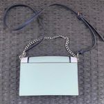 Kate Spade Blue Light Blue White Leather Chain Crossbody Purse Cameron Convertible Bag Photo 1