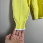 Macade NWT Ella Long Sleeve Polo Butter Yellow Knit Top. ⛳️ Size M Photo 7
