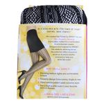 Spanx Star Power Center-Stage Double Diamond Stripe Shaping Tights Black Size C Photo 10