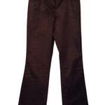 Cache Purple Velvet Thin Corduroy Rhinestone Button Pant New Stretch NWT $118 Photo 1
