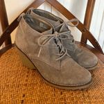 White Mountain  Lambert genuine suede wedge lace up booties 8.5 Photo 1