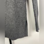 Halogen  Gray 100% Cashmere Knit Long Sleeve‎ Pullover Sweater Photo 4